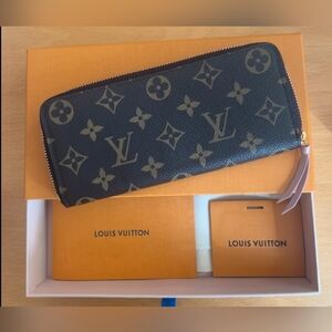 Louis Vuitton Brown Monogram Clémence Wallet